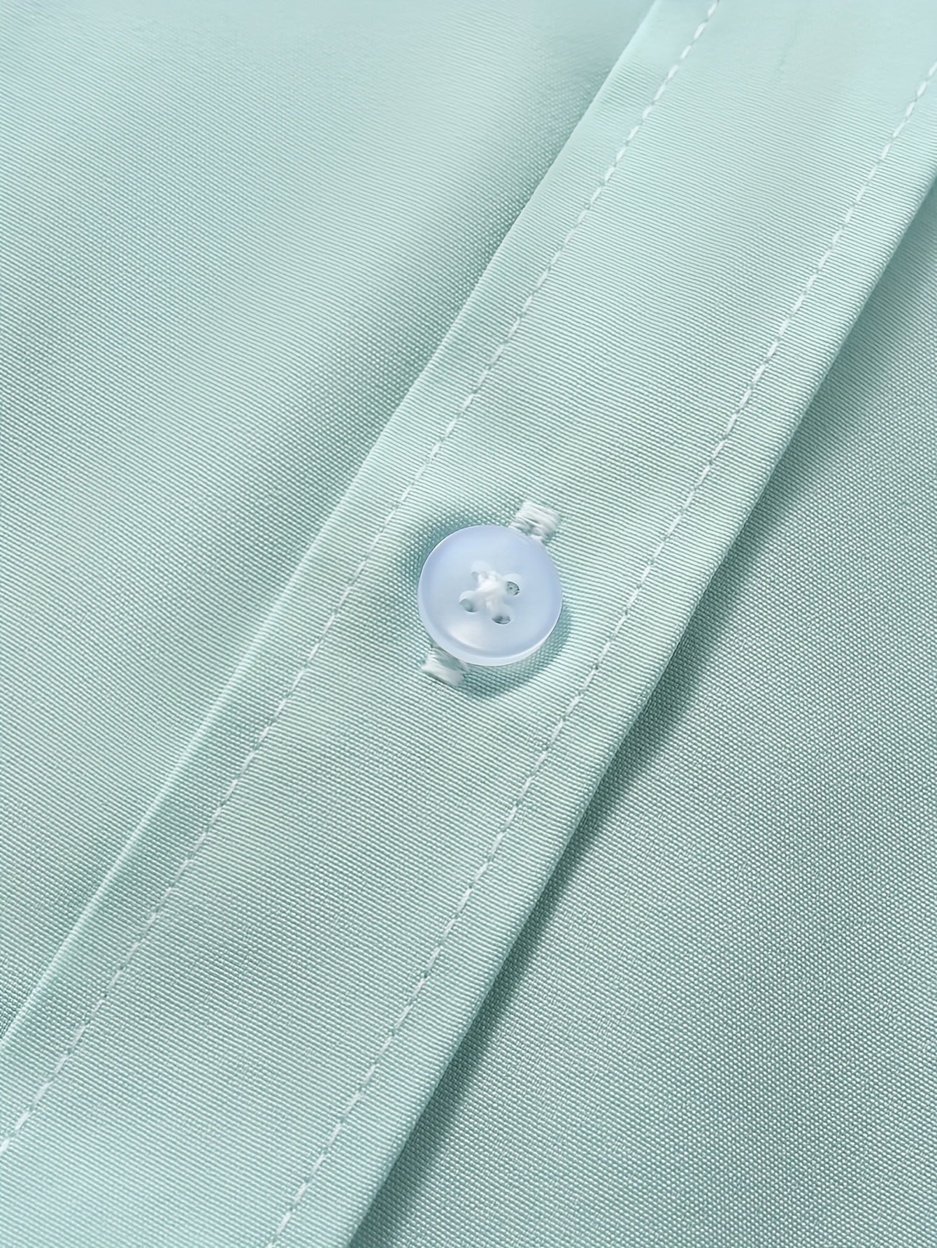 Men'S Henley Collar Long Sleeve Shirt | Casual, All-season, Solid Color, Regular Fit, Button Details, Woven Fabric