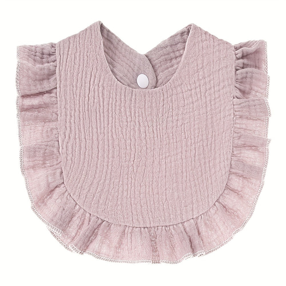 Baby Bib - 7-pack Adjustable Muslin Soft