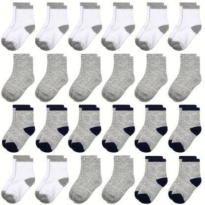Kids' Everyday Baby & Kids Socks - 24-Pair Pack