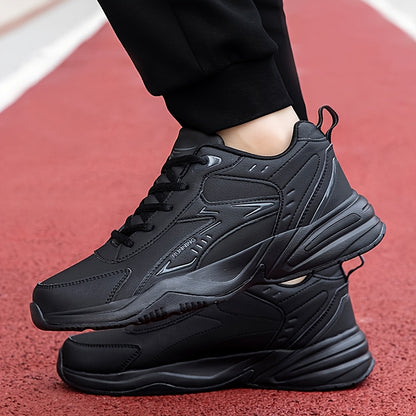 Men's Height-Increasing Sneakers Suitable for Teenagers & Students - Lightweight Upper & MD Sole, Low-Top Round Toe Sneakers for, Sports, Outdoor, Casual Wear - Large Size Comfortable Lace-Up