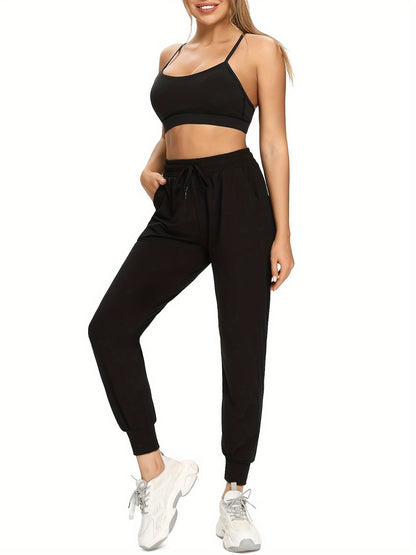 3-Pack Women'S Joggers with Pockets - Soft Sweatpants for Yoga Running Workout