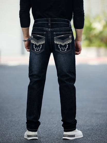 Fashion Slim Stretch Men's Jeans - Comfortable And Versatile Men's Jeans That Can Be Worn In All Seasons