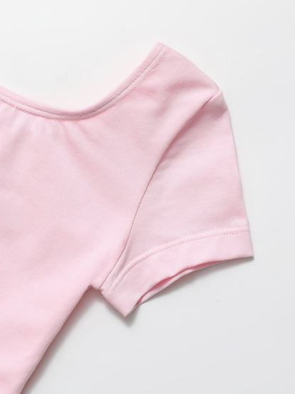 Toddler Girls Ballet Leotard, Short Sleeve Round Neck Dance, Perfect for Outdoor