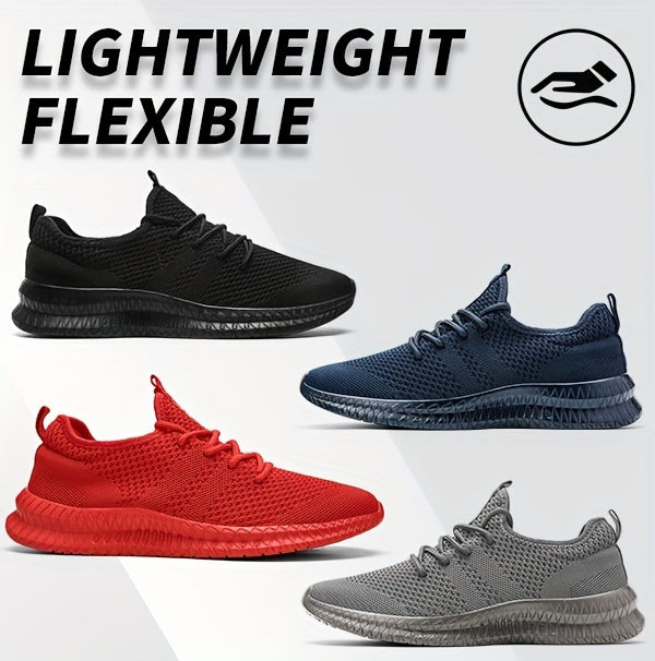 Men'S Running Shoes Breathable Sneakers Walking Workout Tennis Non Slip Resistant Gym Shoes - 6056