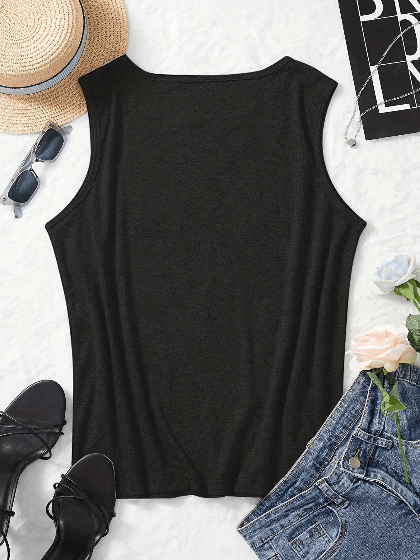 Sleeveless V-Neck Vest for Women Featuring a Dragonfly Print, Perfect for Spring And Summer Outdoor Fashion with a Natural Style And Made from Translucent Material