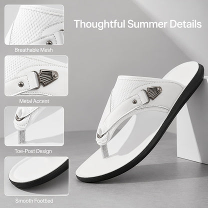 Men's Flip Flops - Breathable Mesh Lightweight for Beach & Water 727717