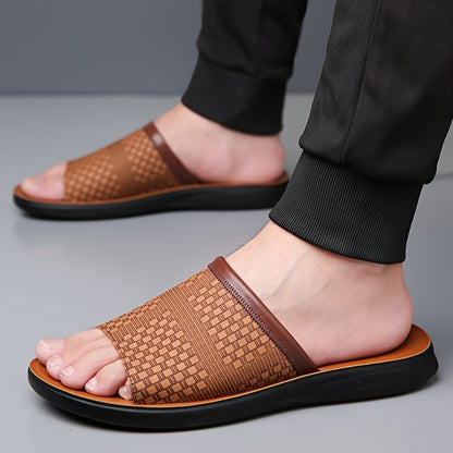Men's Slippers - Breathable Mesh Non-Slip Sole for Outdoor & Travel 850725