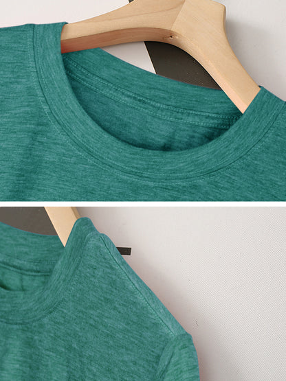 Ladies' Casual Summer T-Shirt - Women'S Knotted Hem Design with Graphic Print 'If I Shenan Once, I'll Shenanigan', Round Neck, Comfortable Fit for Everyday Wear and Sports, Fashion Street Style Tee