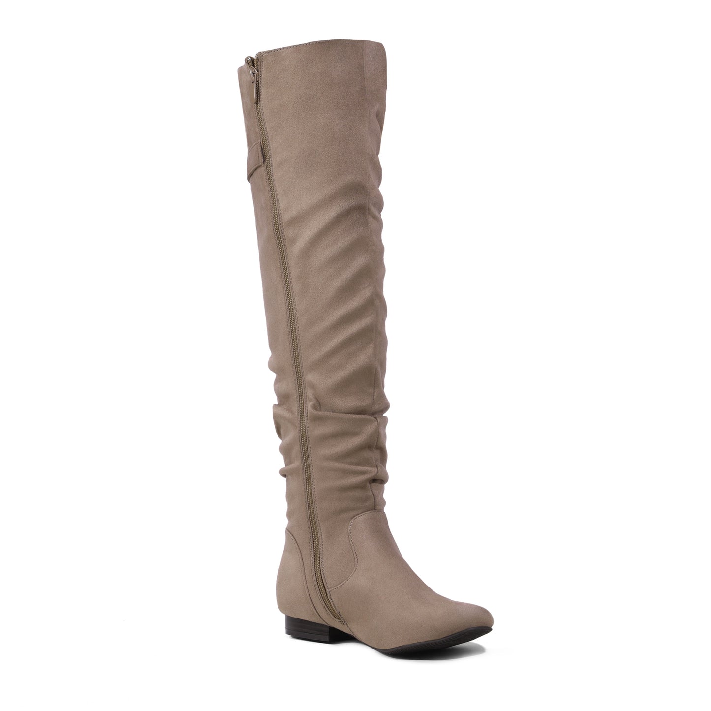 DREAM PAIRS Women's Suede Over The Knee Thigh High Winter Boots, Women shoes, comfortable Walkable Style shoes for women, over-the-knee boots for women, Knee length Autumn Winter Boots