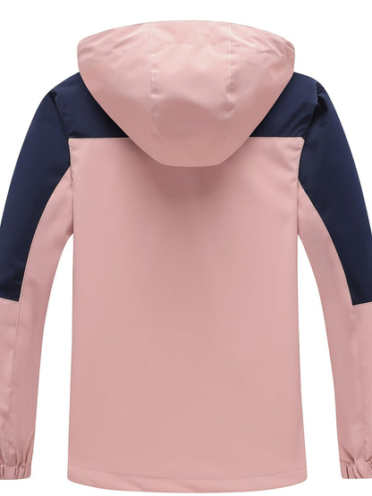 Women's Outdoor Sports Windbreaker, Rain Coat Women, High Quality Jacket Women, Rain Jacket Women, Impermeables Para La Lluvia De Mujer, Lightweight Hooded Mountaineering Suit with Pockets and Detachable Hat.