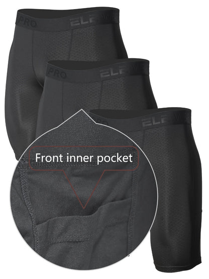 Men's Boxer Briefs - Moisture Wicking 3 Pack