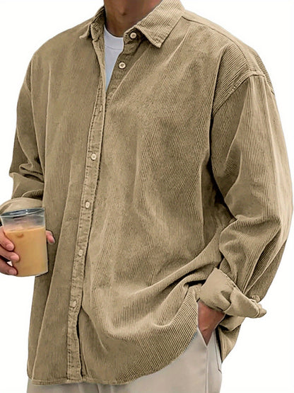 Men's Black Long-Sleeve Shirt - product view 18
