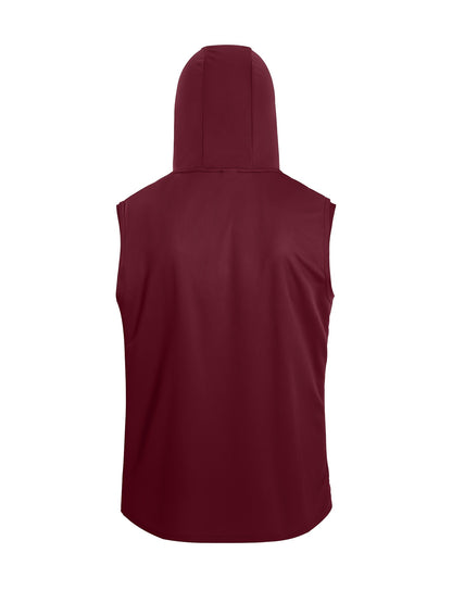 Men's BLK+GREY+WINE+NAVY+BLUE Polyester Sleeveless Outfit Set - product view 40