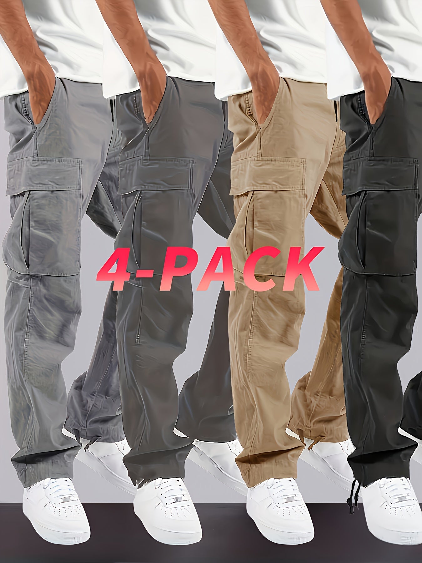 Men's Mixed-color Pants - product view 9