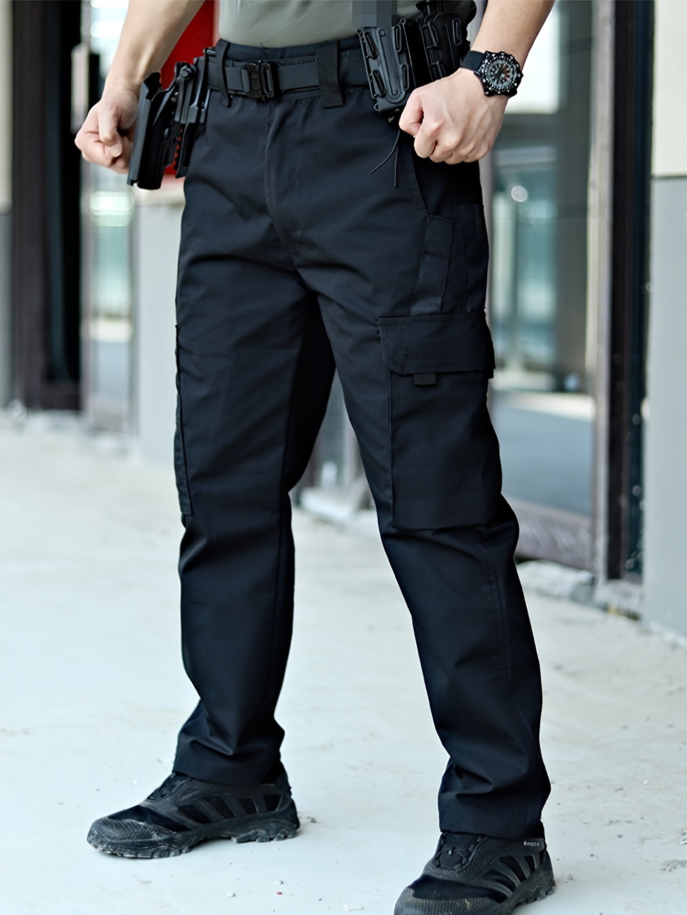 Men'S Tactical Cargo Pants - Quick-Dry Lightweight, Multi-Pocket Design, Regular Fit for Hiking, Camping, Outdoor Adventures (Belt Not Included), Hiking Pants, Adventure Clothing, Rugged Style, Scratchresistant Material, Utility Trousers