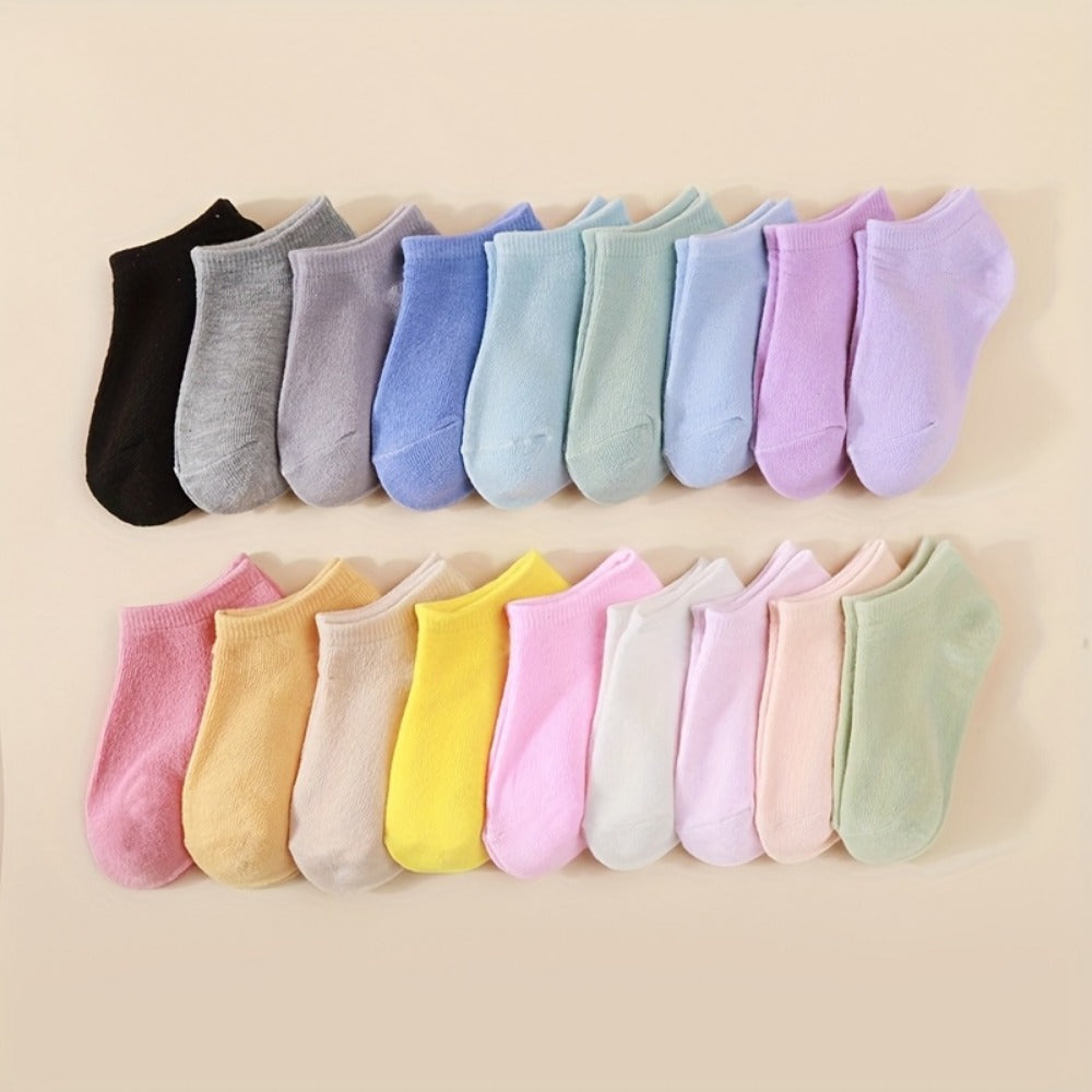 Girls' Bowknot Ankle Socks - 10/20-Pair Options