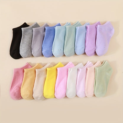 Girls' Bowknot Ankle Socks - 10/20-Pair Options