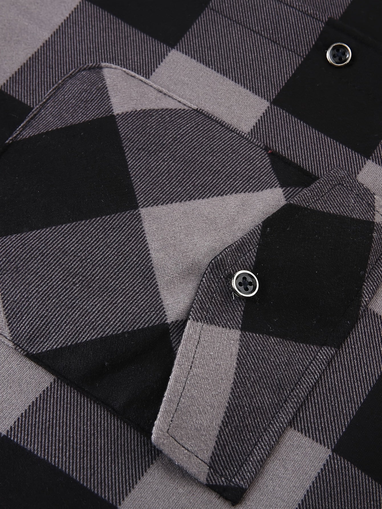 New Men'S Plaid Hooded Long-Sleeved Shirt Outdoor Casual Shirt Jacket | Flannel with Pocket Double Bag Double | Inner Lining Is Thickened | Thermal Shirt