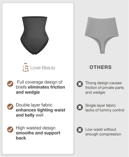 Lover Beauty'S High-Waisted Shaping Panties for Women Are Crafted to Flatten The Tummy And Enhance The Hips. They Offer Adjustable Breathable Comfort, Making Them Ideal for Everyday Use