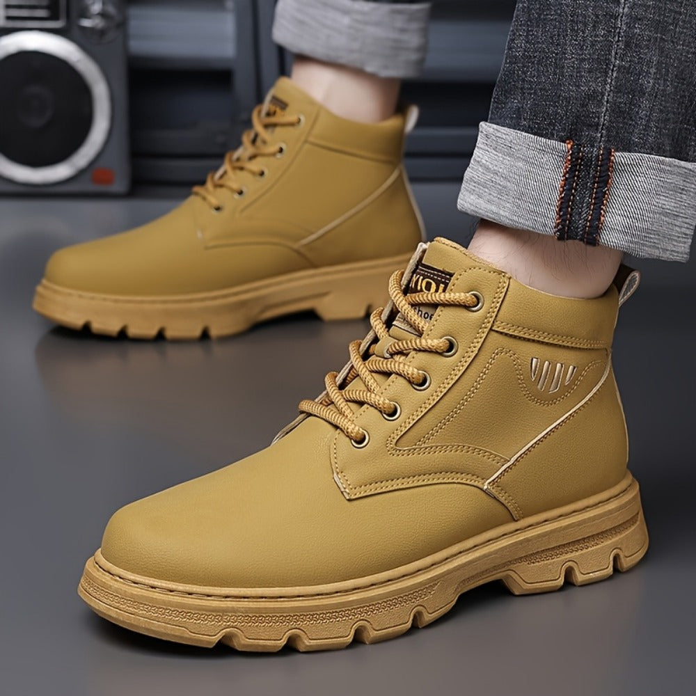 Men's Boots - Non-Slip Sole Lace-Up for Beach & Water 383077