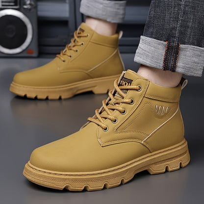 Men's Boots - Non-Slip Sole Lace-Up for Beach & Water 383077