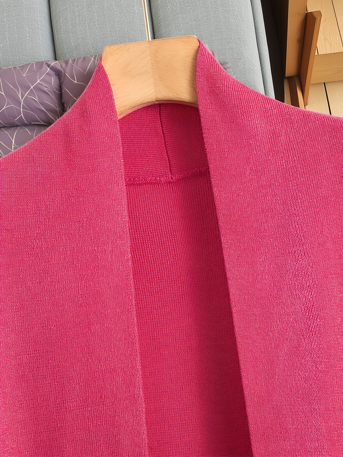 New Autumn And Winter Women'S Loose Set, Including Long Wide-Leg Pants, a Shawl Cardigan, And a High-Neck Vest Sweater, a Fashionable Three-Piece Set
