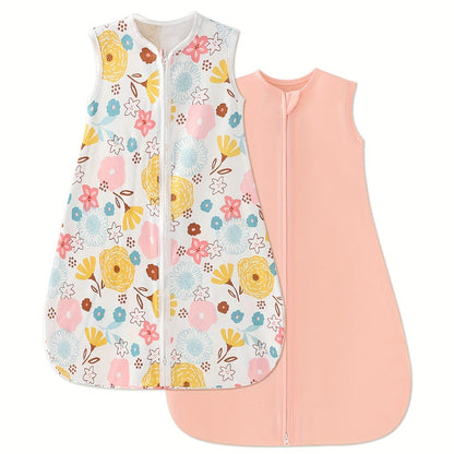 Baby Swaddle Sleep Sack Set - Two-Way Zipper Multipack