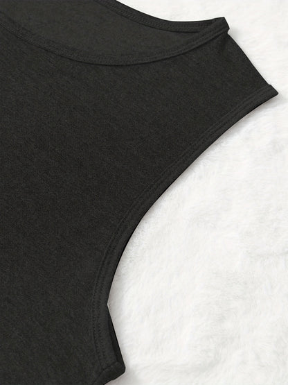 Women'S Casual V-neck Vest with , Letters and Pattern Printing, Regular Version, Spring and Summer Fabric, Women'S Printed Vest with Letters and Patterns