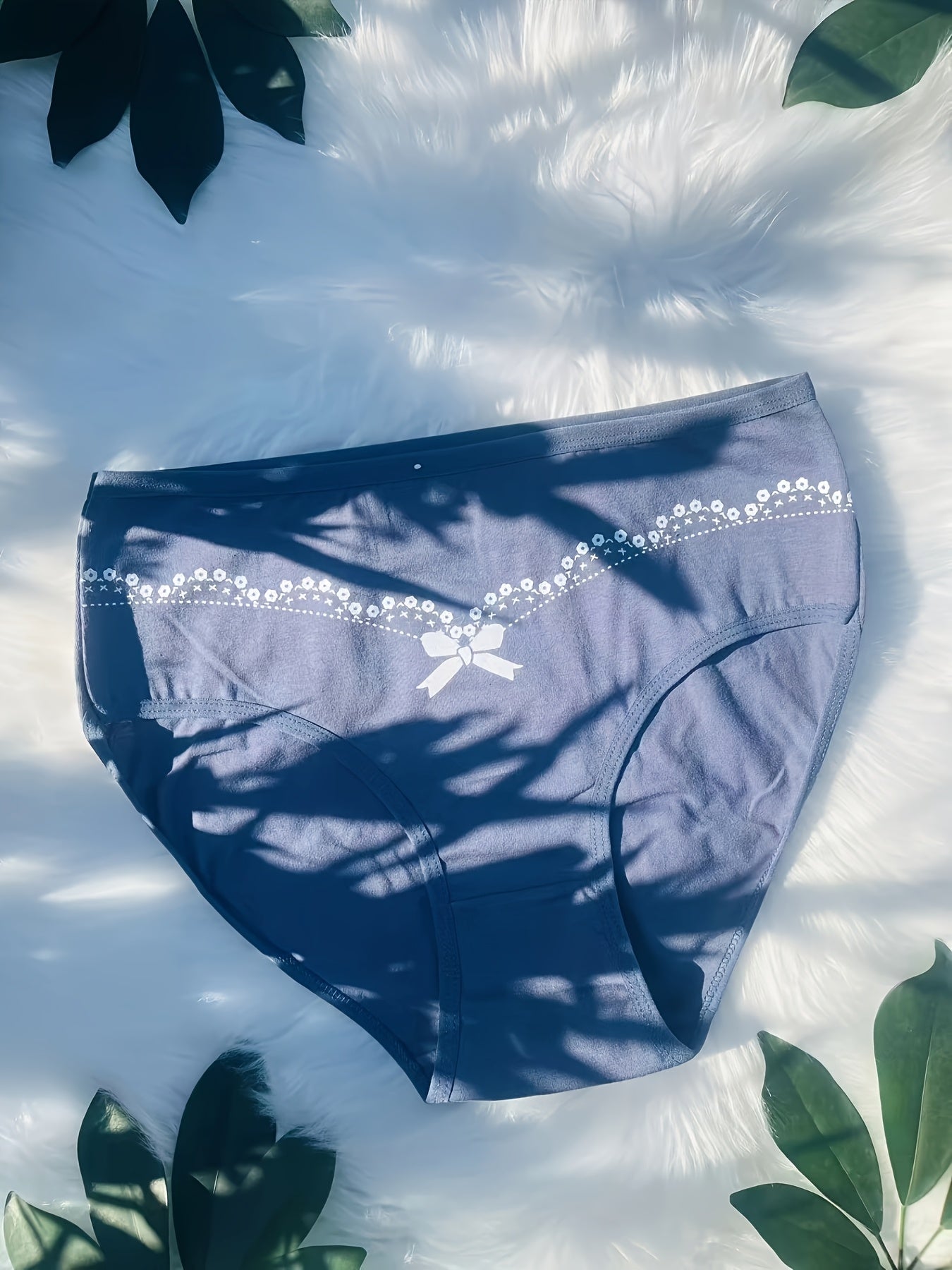 [Women Underwear] 12pcs Set Of Women'S Underwear, Decorated With Butterfly Flower Decorations, Skin Friendly And Breathable, Comfortable And Soft, Elegant And Fashionable Women'S Underwear