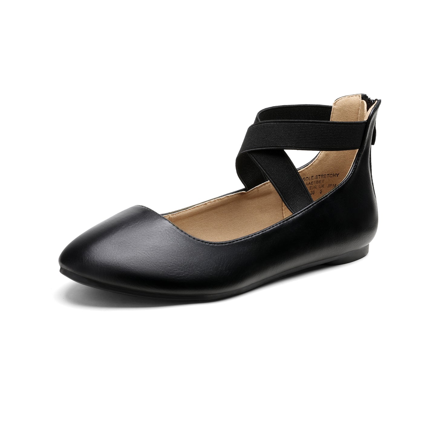 Elegant And Stylish Women'S Flats with Comfortable Elastic Ankle Straps, Perfect for Any Occasion., Women Shoes