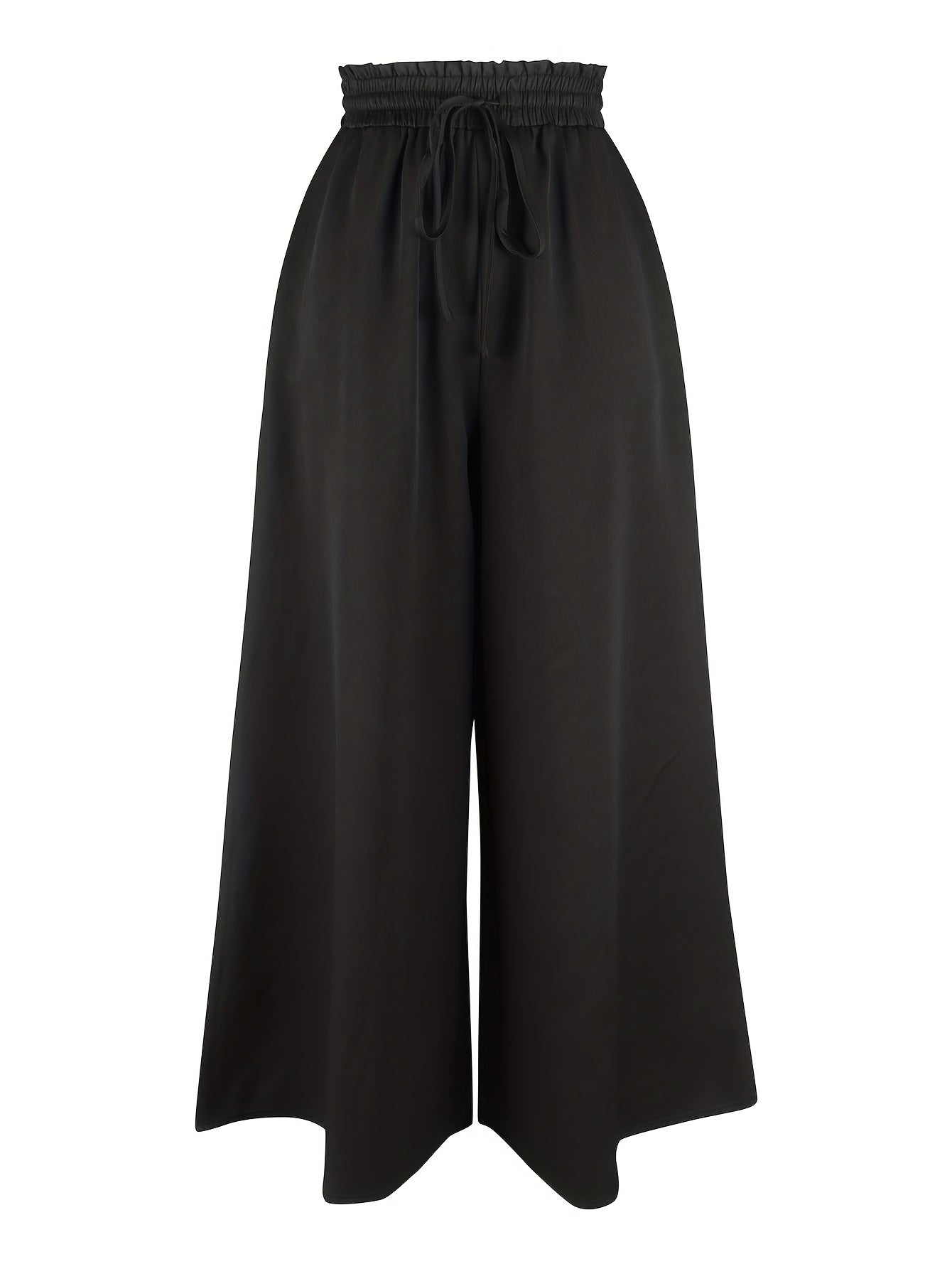 Temperament Commuter Style Loose Drapey Pants With Wide Leg Pants Seasonal Wear Women Drapey High Waist Casual Pants Women'S Elegant Casual Pants