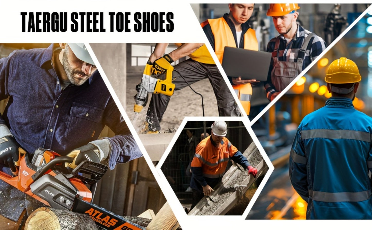 Men's Loafers & Slip-Ons - Steel Toe Protection & Puncture Resistant