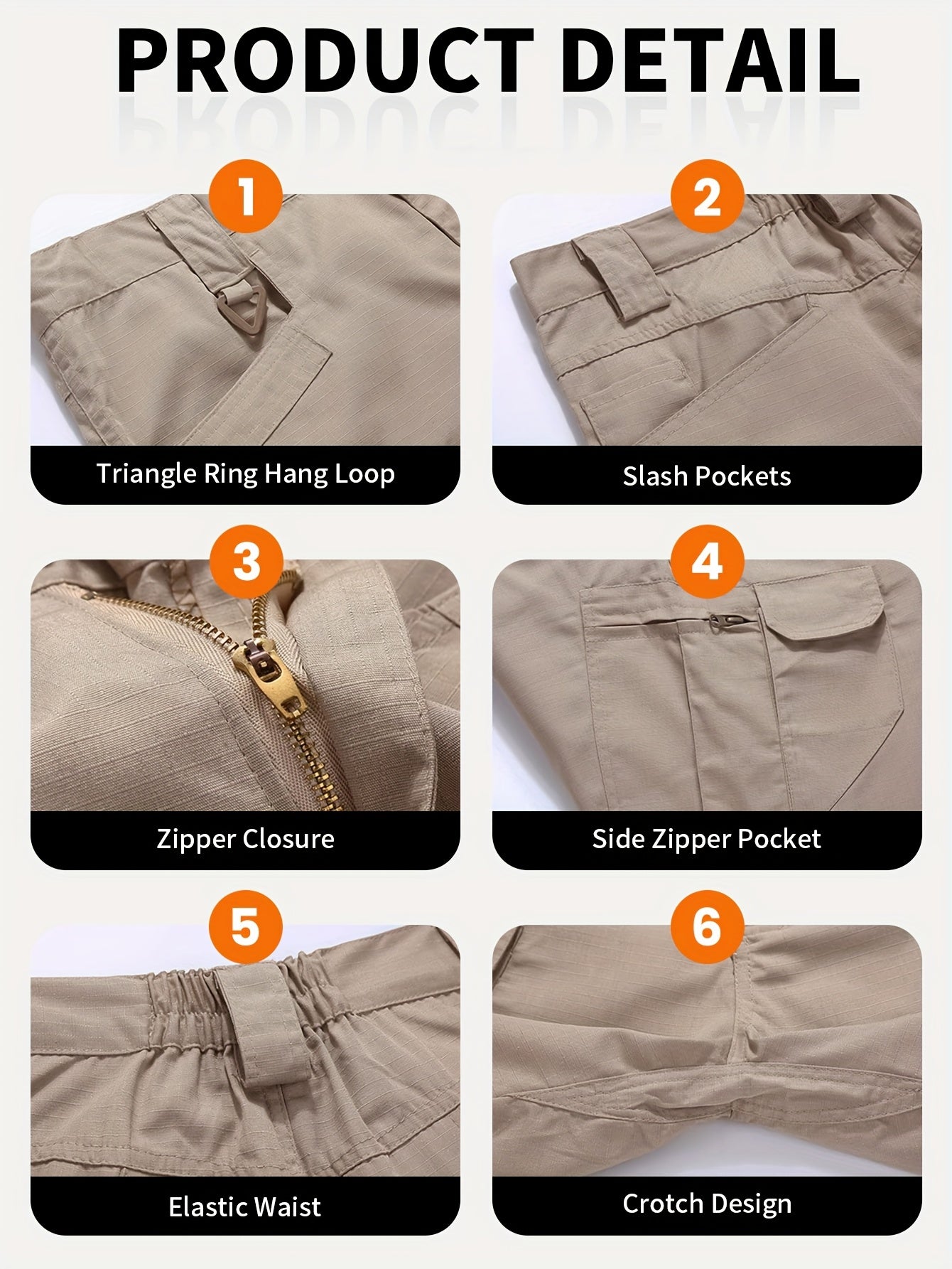2pcs Summer Outdoor Cargo Shorts for Men, Multi-Pocket Hiking Shorts, Durable, Ripstop, Wear-resistant, Good for Camping, Hunting, Fishing, Summer Outdoor Activies and Daily Wear