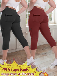 2pcs-Black & Claret