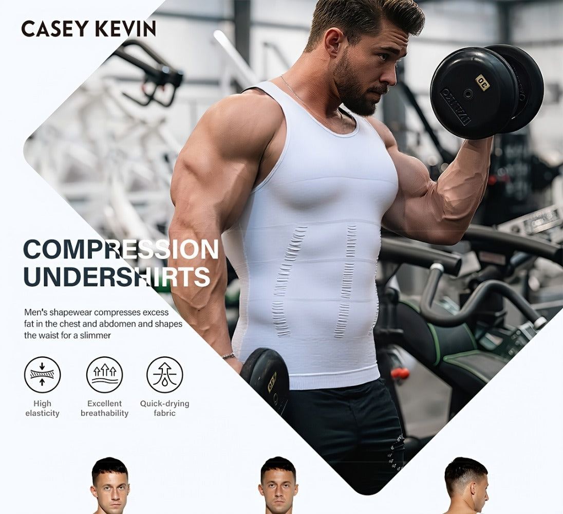 Men's Tummy Control Tank Top - Regular Fit