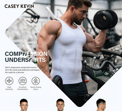 Men's Tummy Control Tank Top - Regular Fit