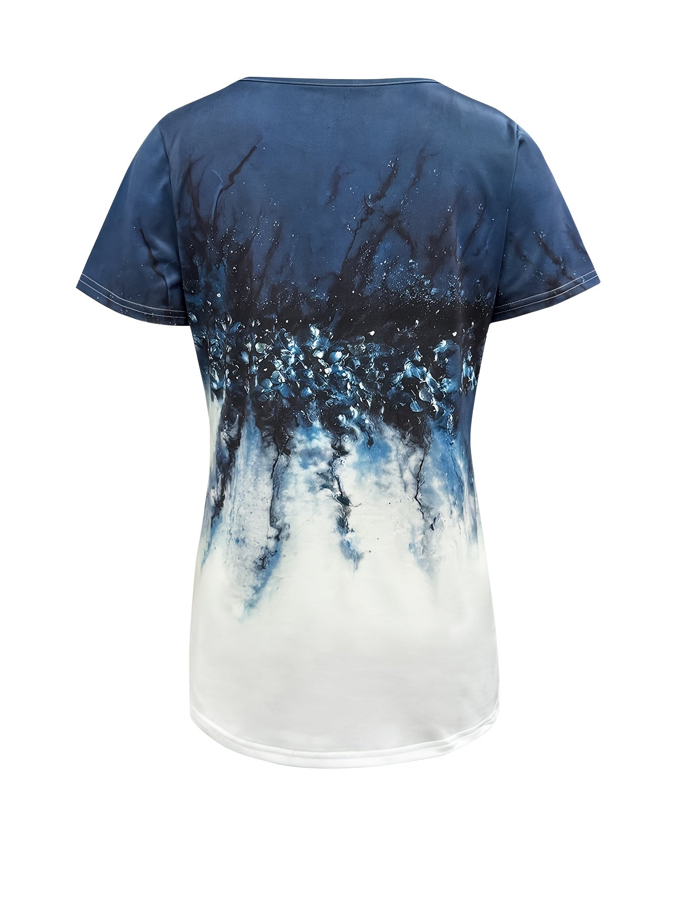 Spring And Summer Butterfly Print Retro Short Sleeve T-shirt[Directional]