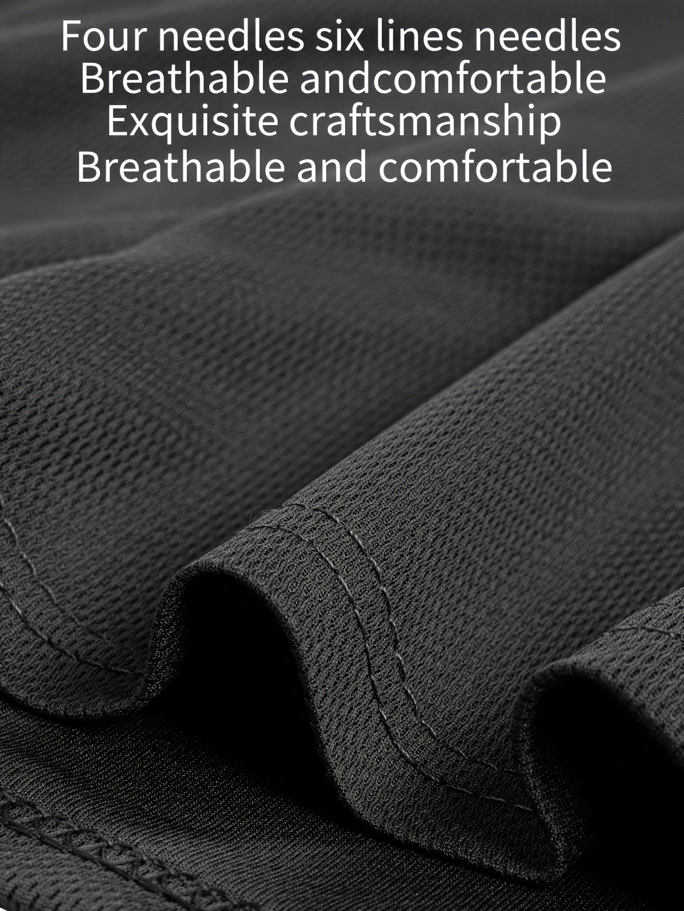 [Casual T-Shirts] 3pcs Men's Casual Crew Neck Long Sleeve T-Shirts | 100% Polyester Knit Fabric, Slight Stretch, Basic Style with Print Design