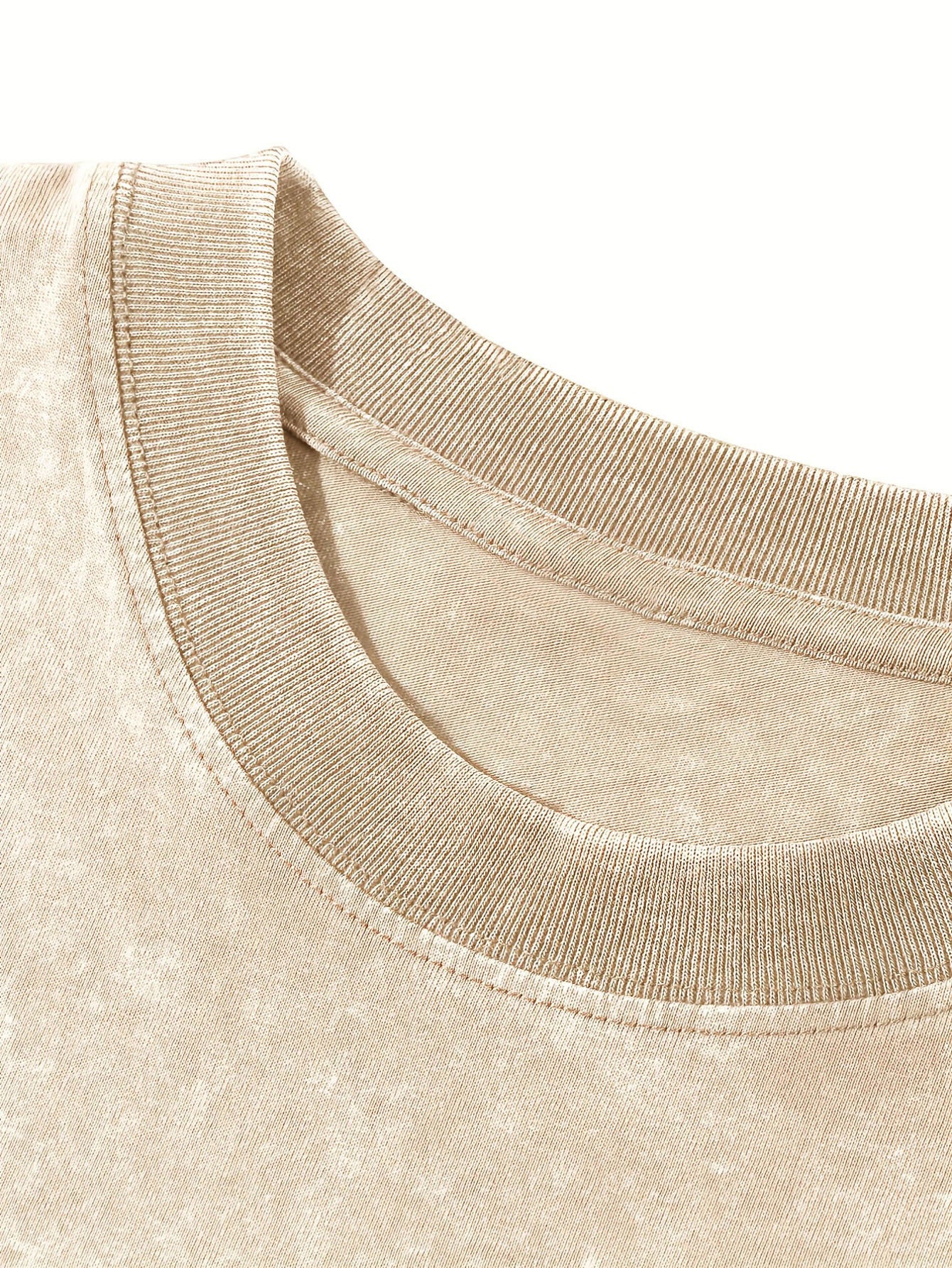 Men's Apricot Oversized Short-Sleeve T-Shirt - product view 15