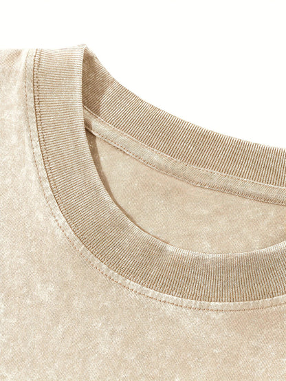 Men's Apricot Oversized Short-Sleeve T-Shirt - product view 15