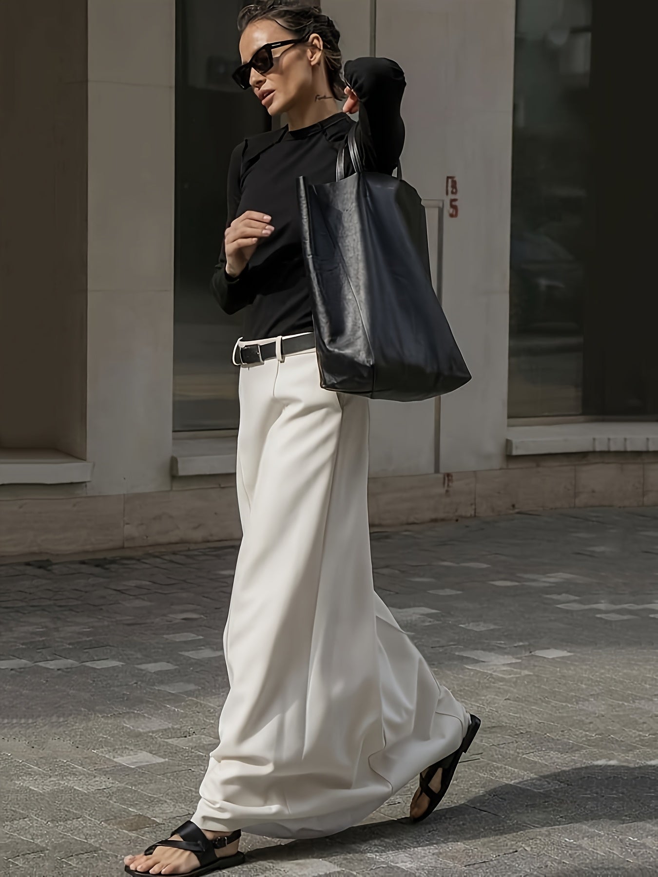 Women's Spring And Autumn New Casual H-line Solid Color Skirt Urban Commuter Skirt