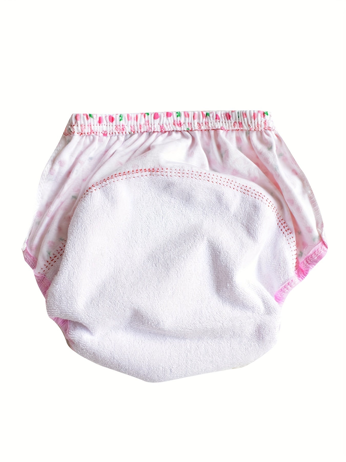 6-Pack Fashion Baby Training Pants Reusable Girls Potty Underpants Cute Embroidery Patterns Toddler Kids Breathable Soft Underwear