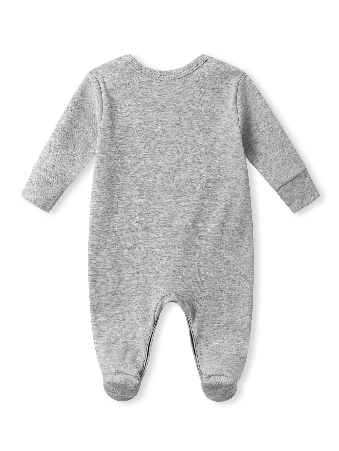 Baby Cotton Onesie with "My Great Grandma Loves Me" Lettering - Soft Long Sleeve Newborn Romper, Easy On/Off Outfits Suitable for Spring Summer Fall, Grandma-Themed Clothing, Perfect for Outdoor