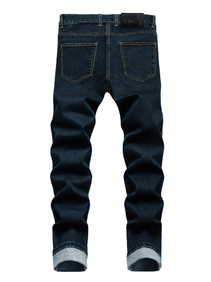 3-Pack Men's Slim Fit Jeans | Business Casual Trousers | Year-Round Versatile Pants | Gift