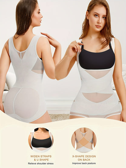 Plusize Bodysuit for Women Tummy Control Butt Lifter Panty Hi-Waist Trainer Stomach Body Shaper Girdles Shapewear Waist Trainer Corset