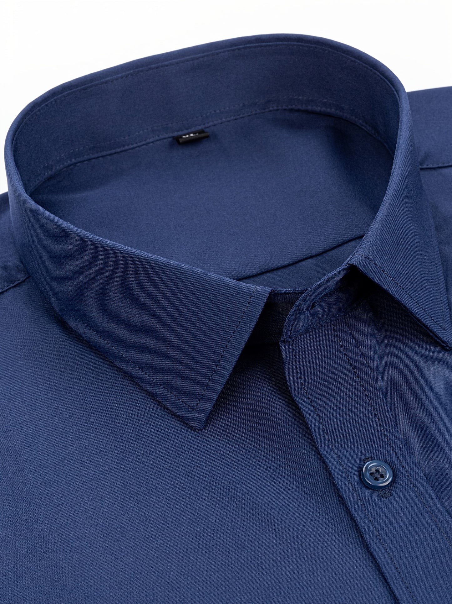 3pcs Men'S Stretch Long Sleeve Business Casual Dress Shirts
