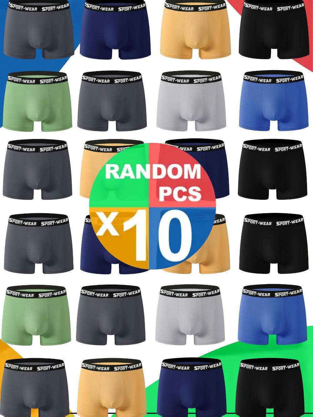 Men's Boxer Briefs - Versatile 4
