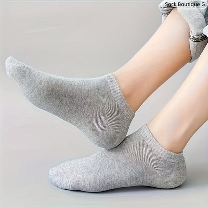 Women's Solid Color Socks - Breathable Multi-Pack