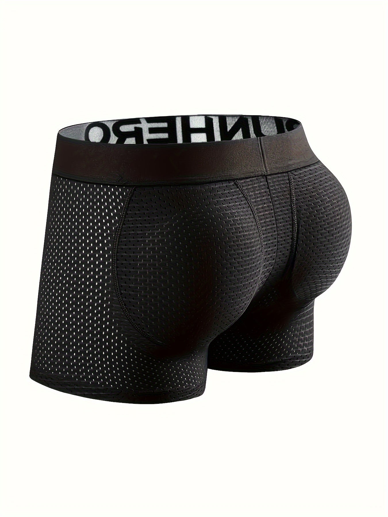 New Men'S Boxers Featuring Butt Pads, Made from Breathable Mesh, Designed for Comfort And Elasticity, Perfect for Lounging at for home