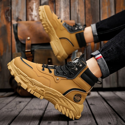 Men's Sneakers - Non-Slip Sole Platform Sole for Everyday Wear